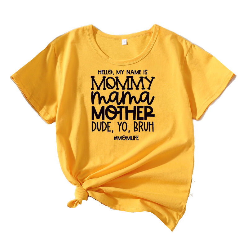 T-shirt graphique Fun Statement Chic und Stil pour femmes