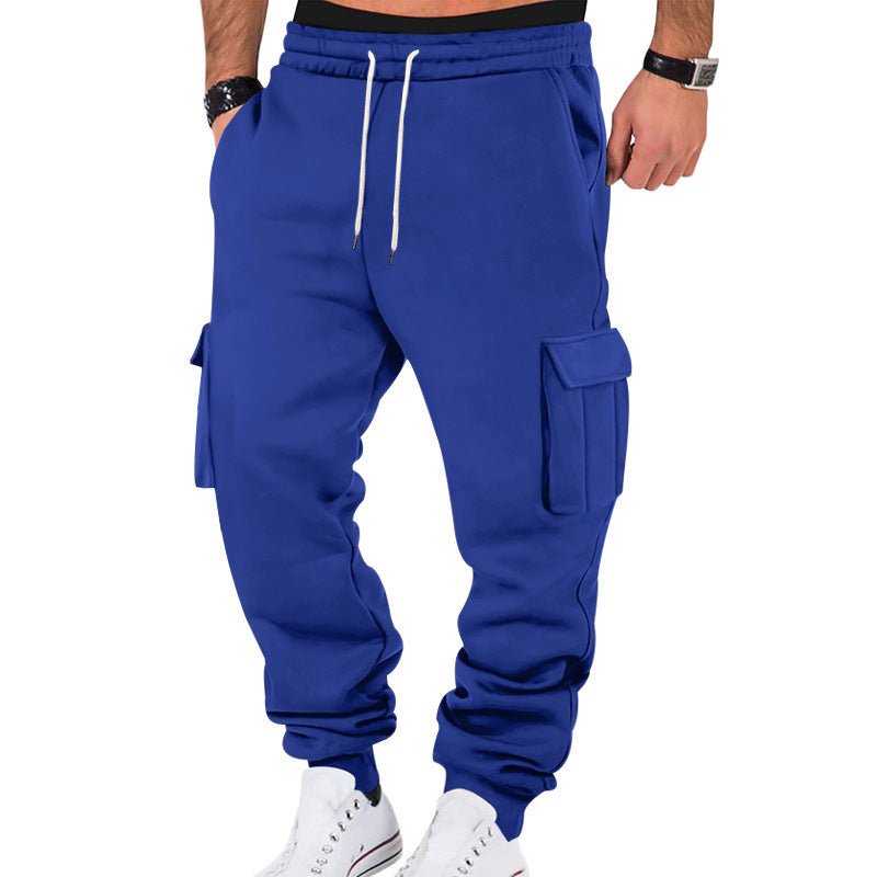 Pantalon de jogging cargo pour hommes avec taille élastique et poches pratiques Chic und Stil