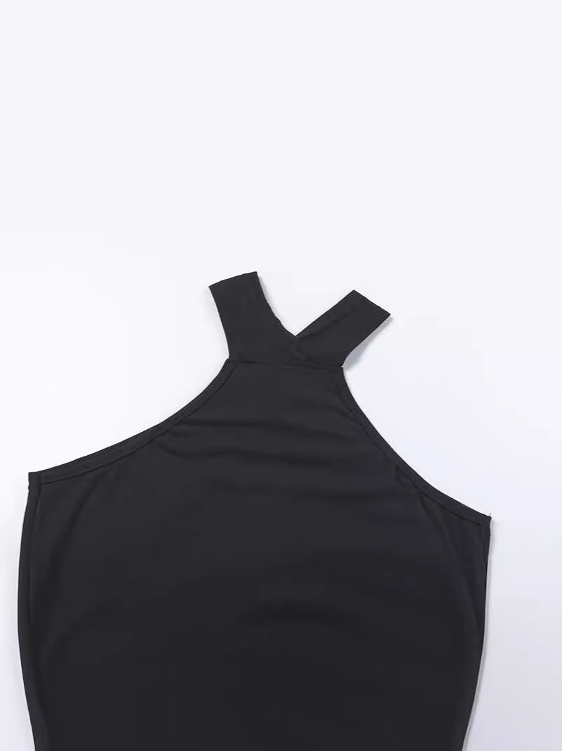 Robe moulante halter Sleek pour femme Chic und Stil