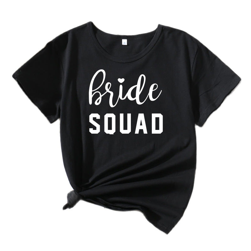 T-shirt graphique de loisirs pour femmes Brauttribe Chic und Stil