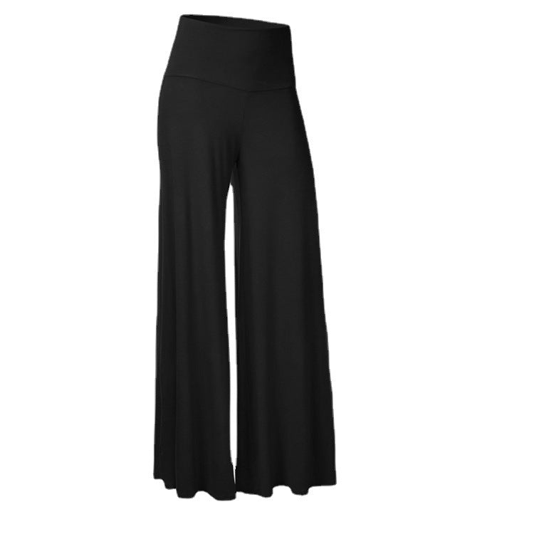 Casual palazzo pants for women with elastic waist and wide fit Chic und Still