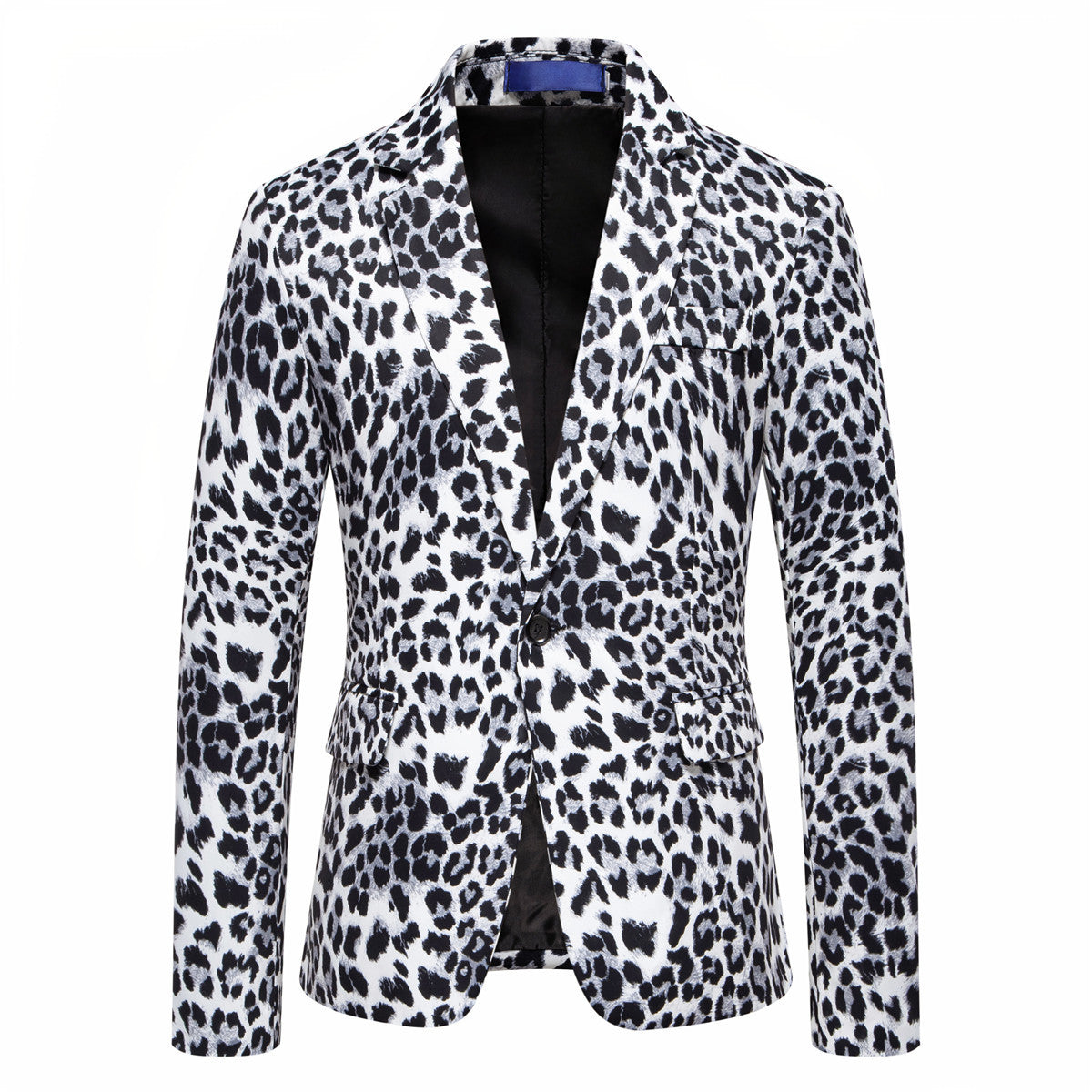 Blazer de costume élégant pour homme avec un motif léopard frappant Chic und Stil