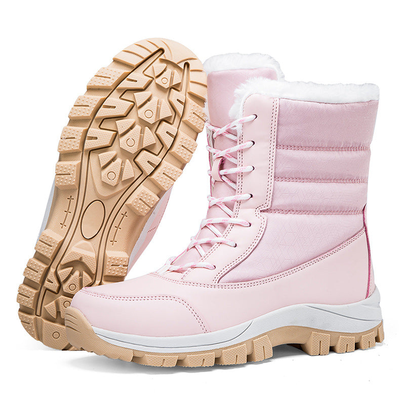 Bottes d'hiver pour dames avec doublure isolée et semelle profilée antidérapante Chic und Stil