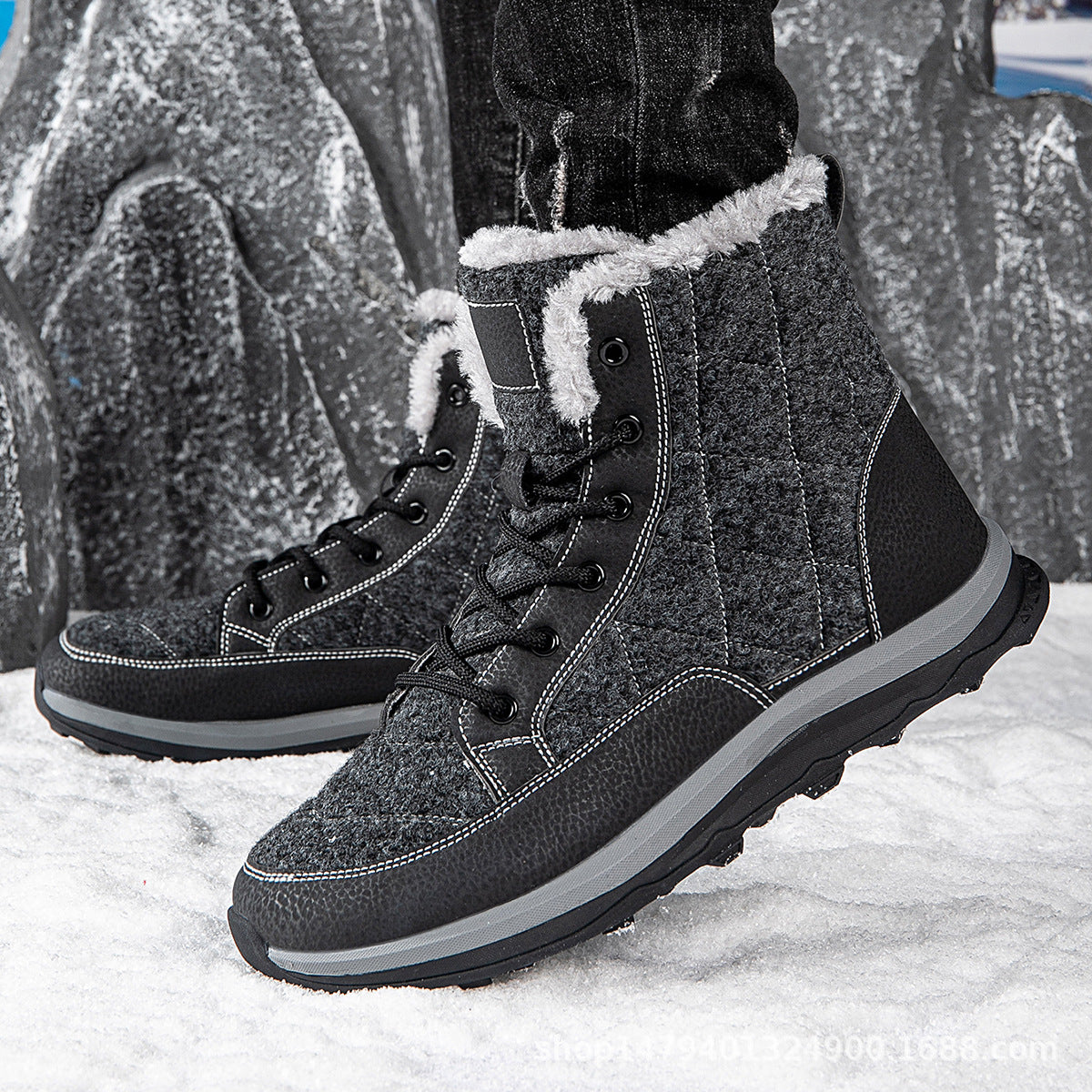 Bottes d'hiver pour femmes avec doublure en polaire isolante et semelle antidérapante Chic und Stil