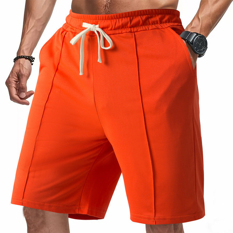 Shorts de sport confortables pour hommes avec taille élastique et poches latérales pratiques Chic und Stil