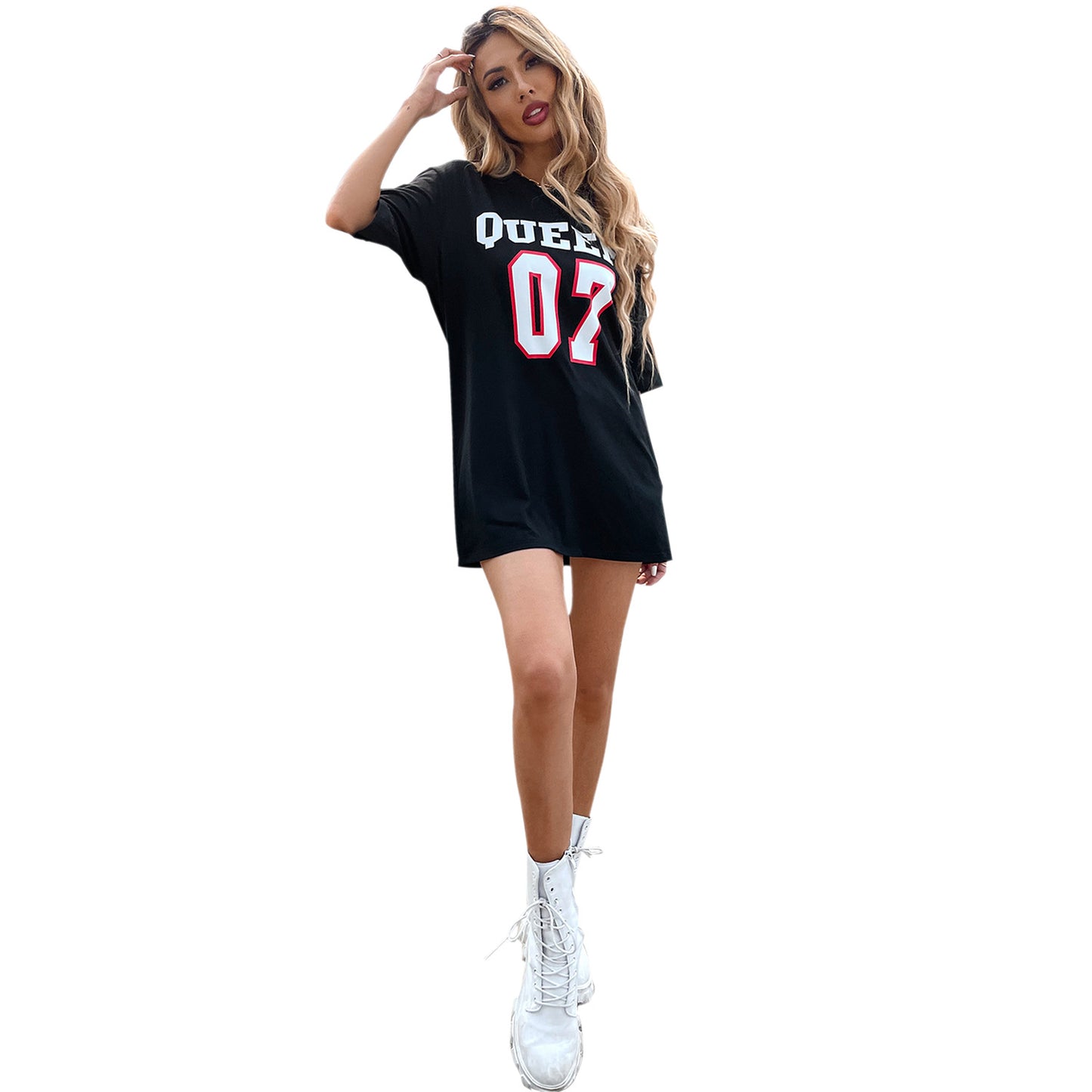 T-shirt oversized pour femmes avec impression frappante et coupe décontractée Chic und Stil