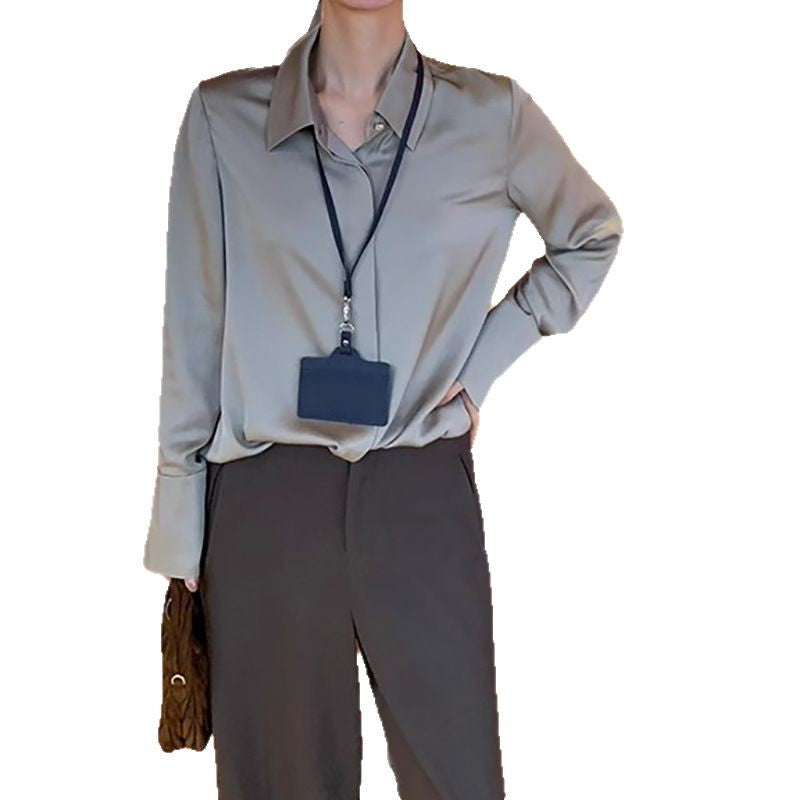 Chemise classique pour femme à boutons Chic und Stil