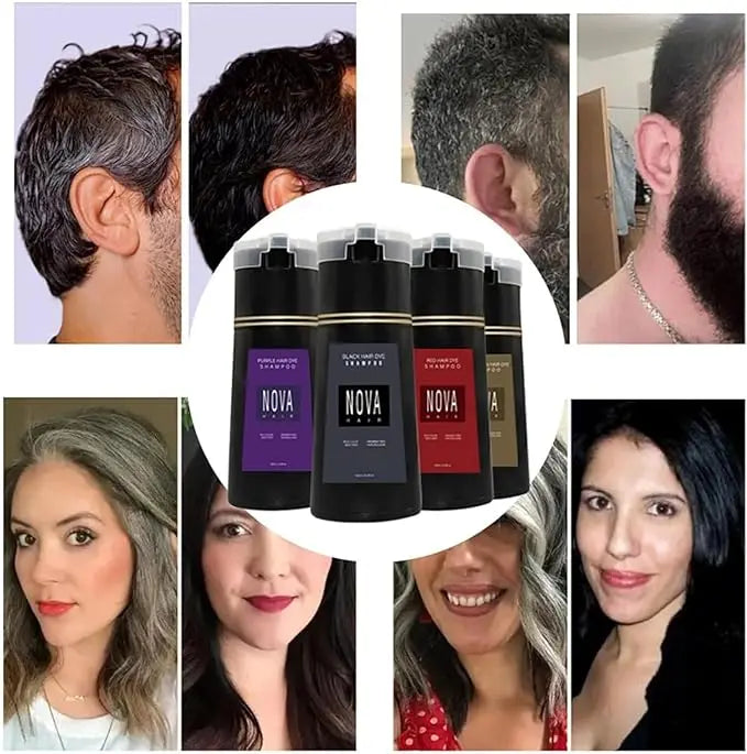 Chic und Stil | NovaHair Instant Dye Shampoo – Fast color refresh for your hair
