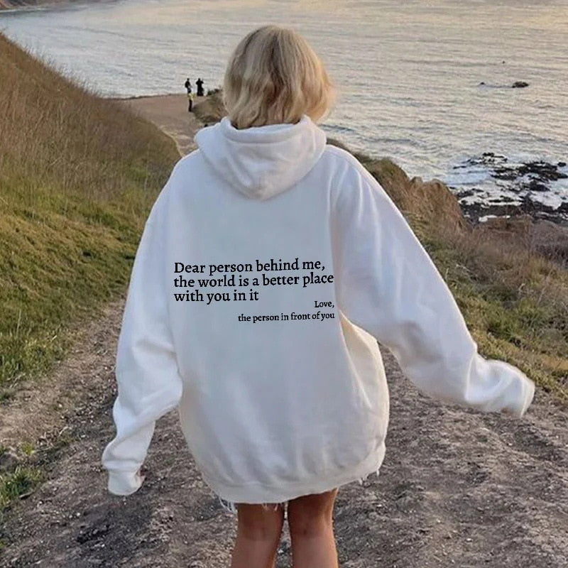 Angel - Personne d'amour derrière moi Hoodie Unisexe