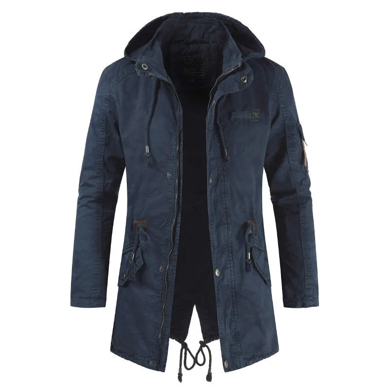 Chic und Stil | Men's Winter Jacket with Hood & Insulating