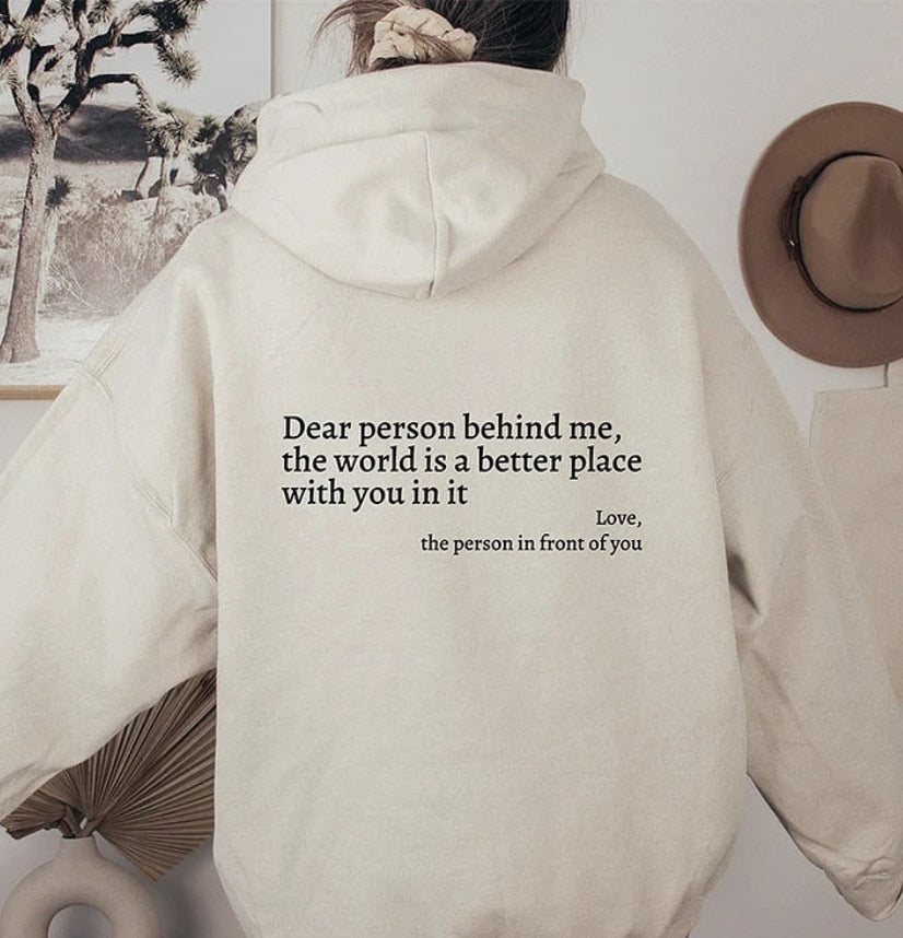 Angel - Personne d'amour derrière moi Hoodie Unisexe
