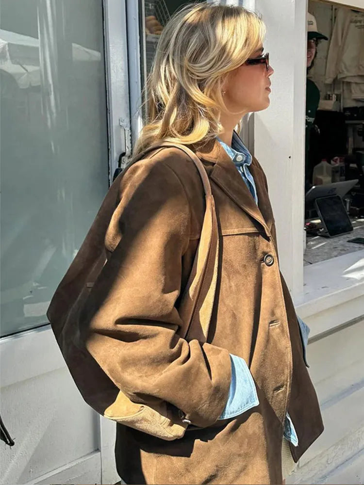 Chic und Stil | Elegant Suede Jacket