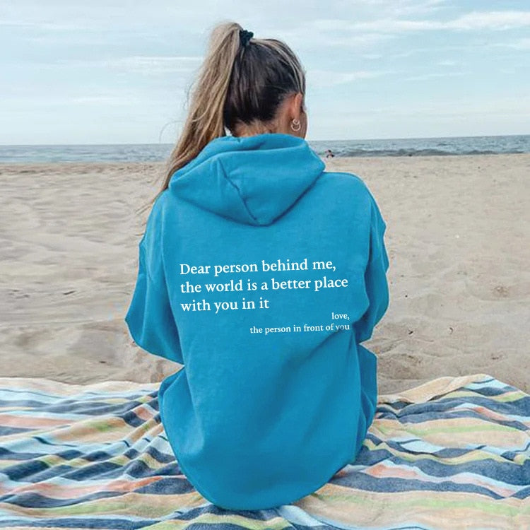 Angel - Personne d'amour derrière moi Hoodie Unisexe