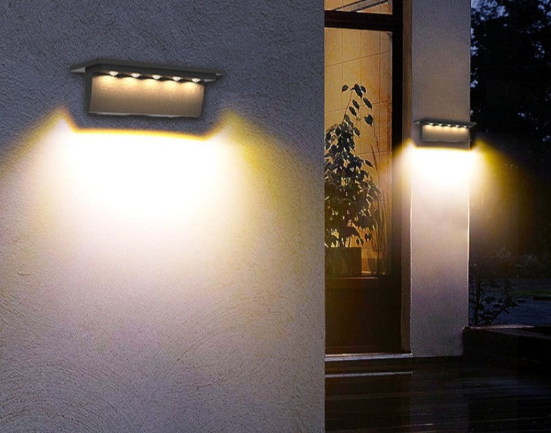 SmartGlow – Lumière d'extérieur résistante aux intempéries avec capteur de mouvement-Luminaires d'extérieur / solaires-ChicUndStil