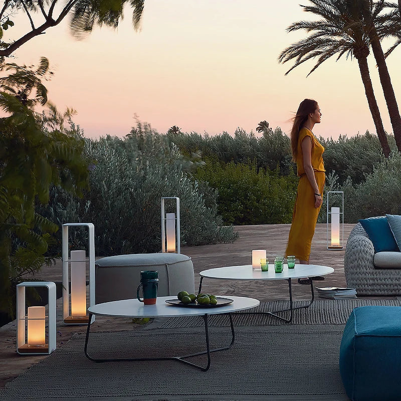 Luminaires de Jardin Solaires en Acier Inoxydable Modernes - Éclairages Extérieurs Étanches-Luminaires d'extérieur / solaires-ChicUndStil