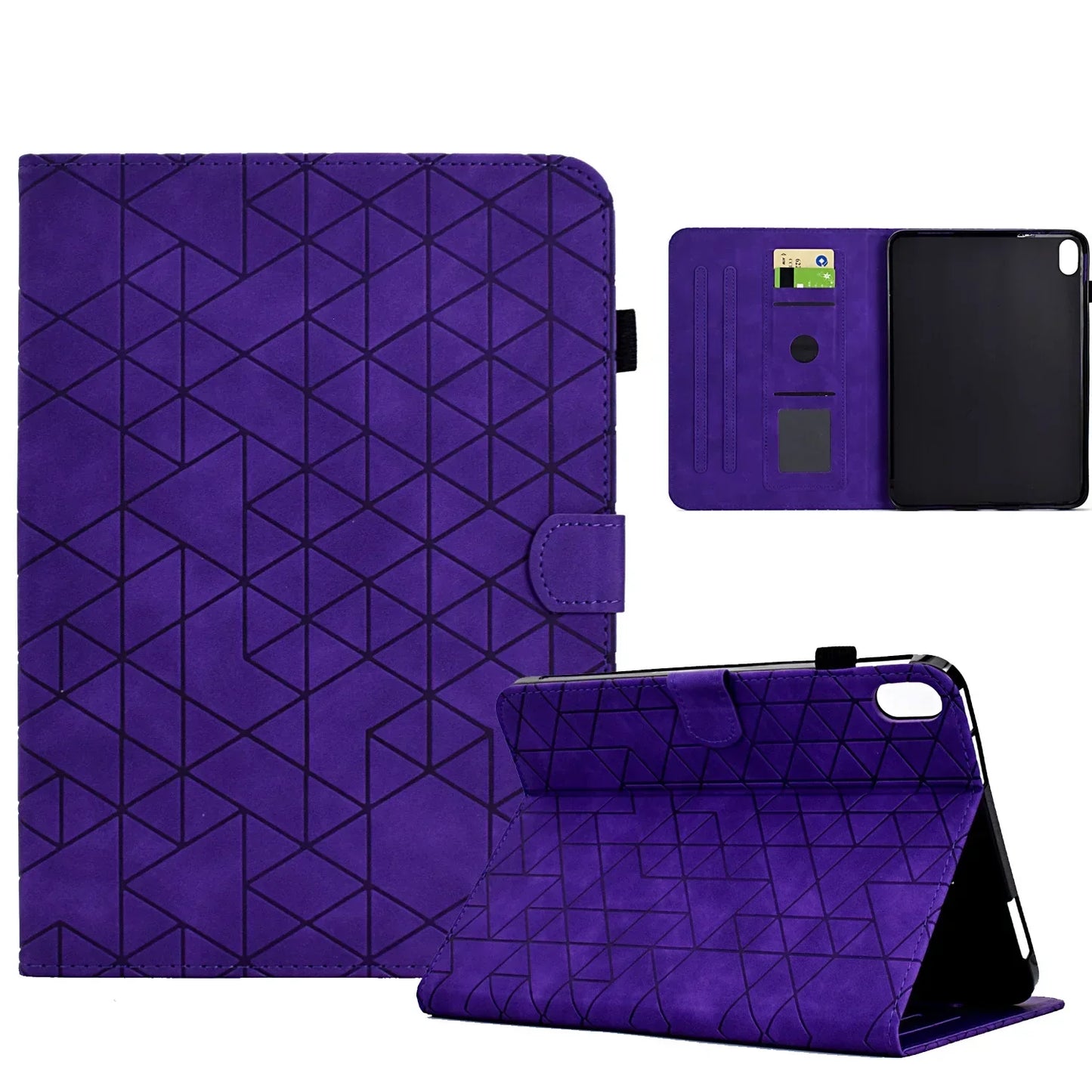 Chic and Style | Flip Leather Case for iPad 10th Generation 2022 10.9, iPad Air 5/4, Pro 11, Mini 6 - Card Slot, Shockproof, Drop Resistant Tablet Cover
