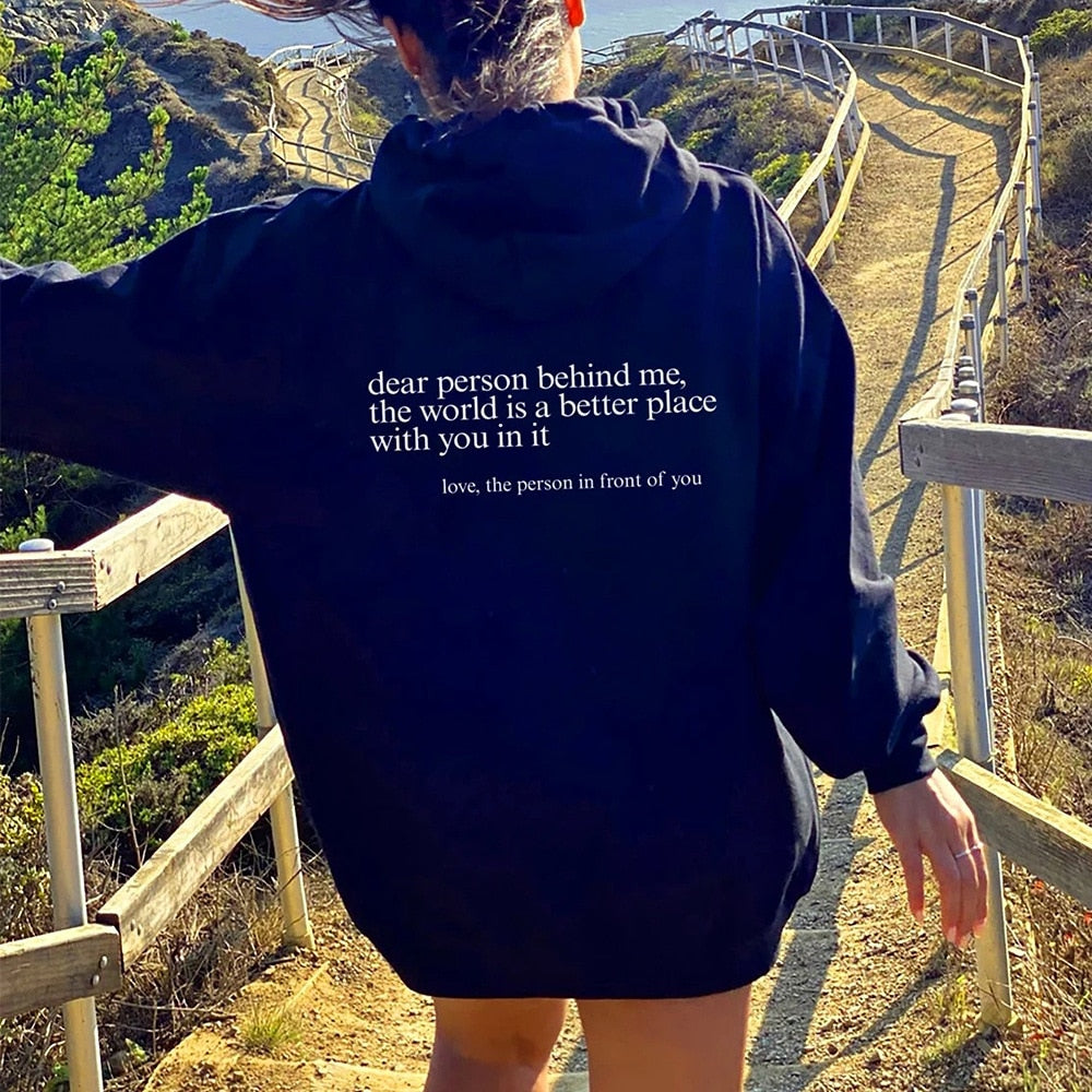 Angel - Personne d'amour derrière moi Hoodie Unisexe