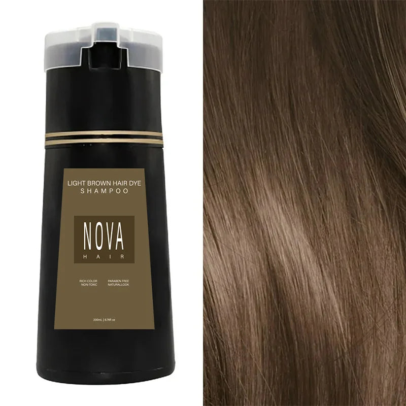 Chic und Stil | NovaHair Instant Dye Shampoo – Fast color refresh for your hair