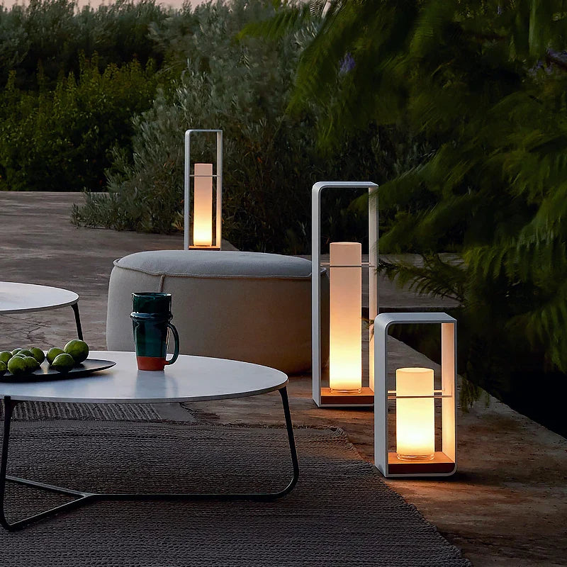 Luminaires de Jardin Solaires en Acier Inoxydable Modernes - Éclairages Extérieurs Étanches-Luminaires d'extérieur / solaires-ChicUndStil