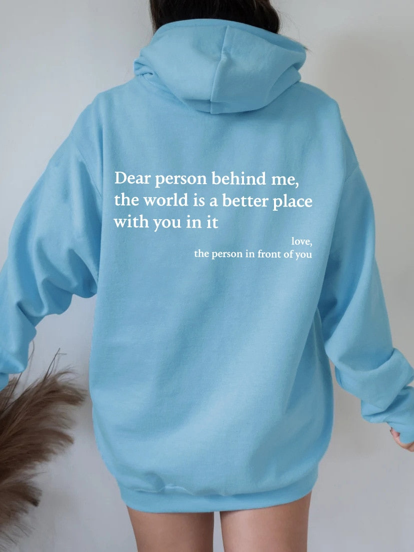 Angel - Personne d'amour derrière moi Hoodie Unisexe