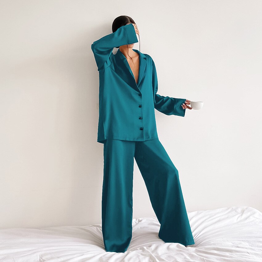 Chic and Style | Classic Satin Pajama Set