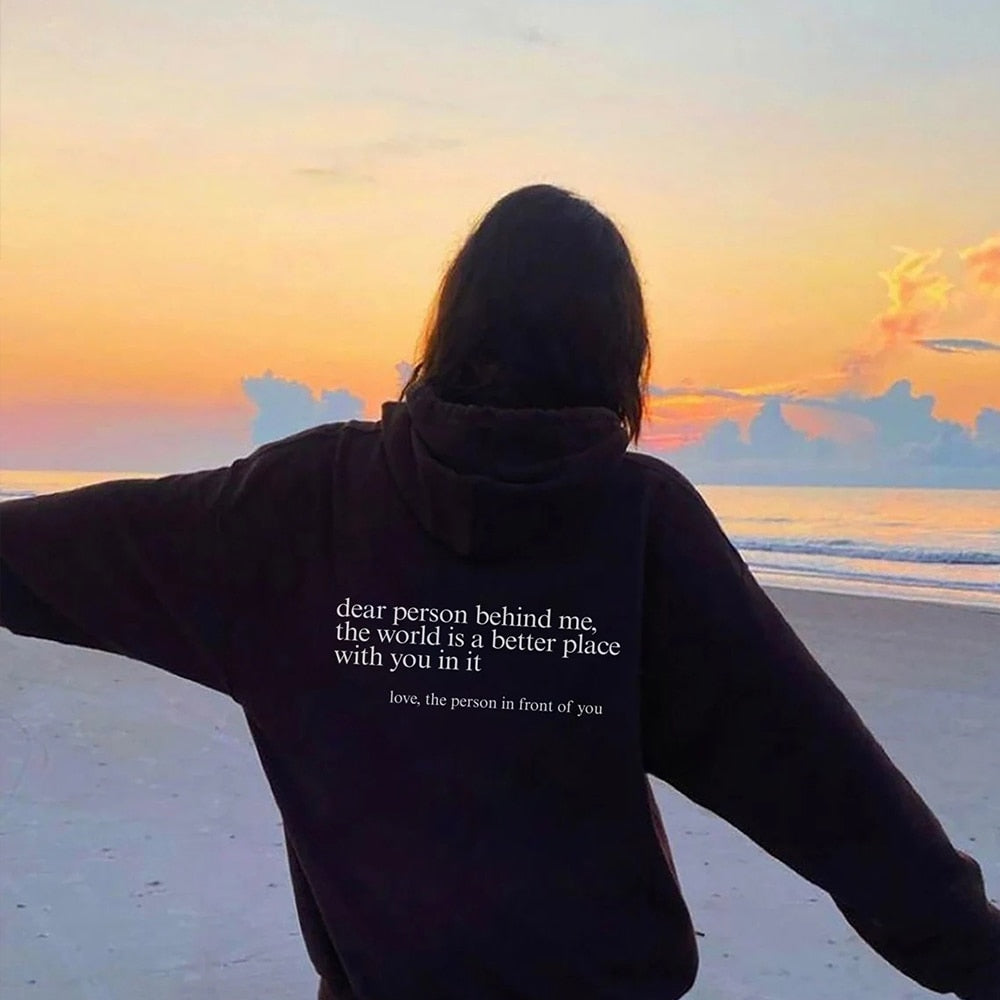 Angel - Personne d'amour derrière moi Hoodie Unisexe
