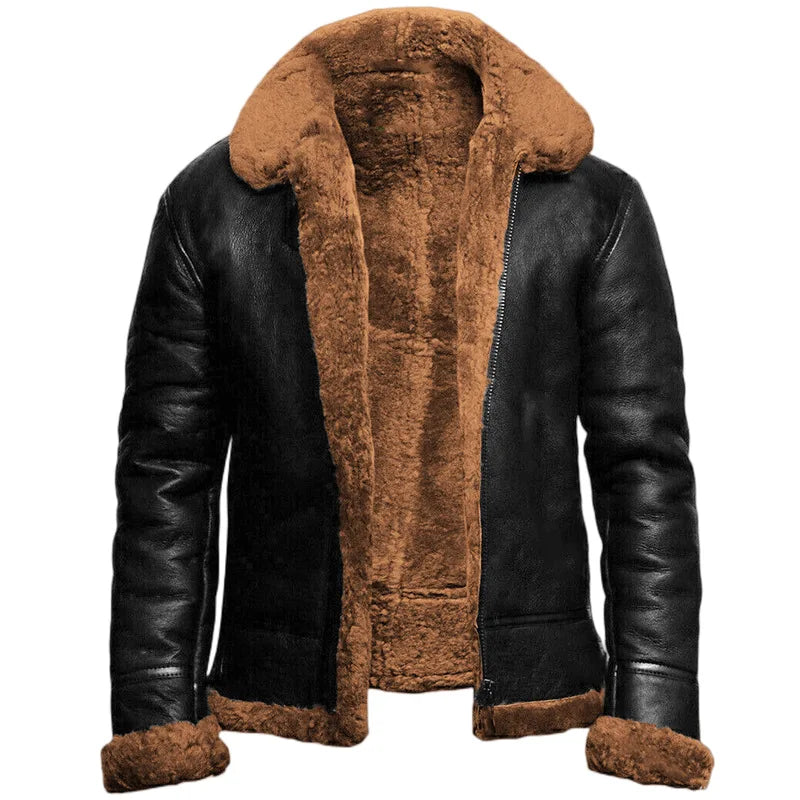 Chic und Stil | Ravi Leather Winter Jacket