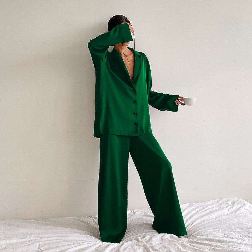 Chic and Style | Classic Satin Pajama Set