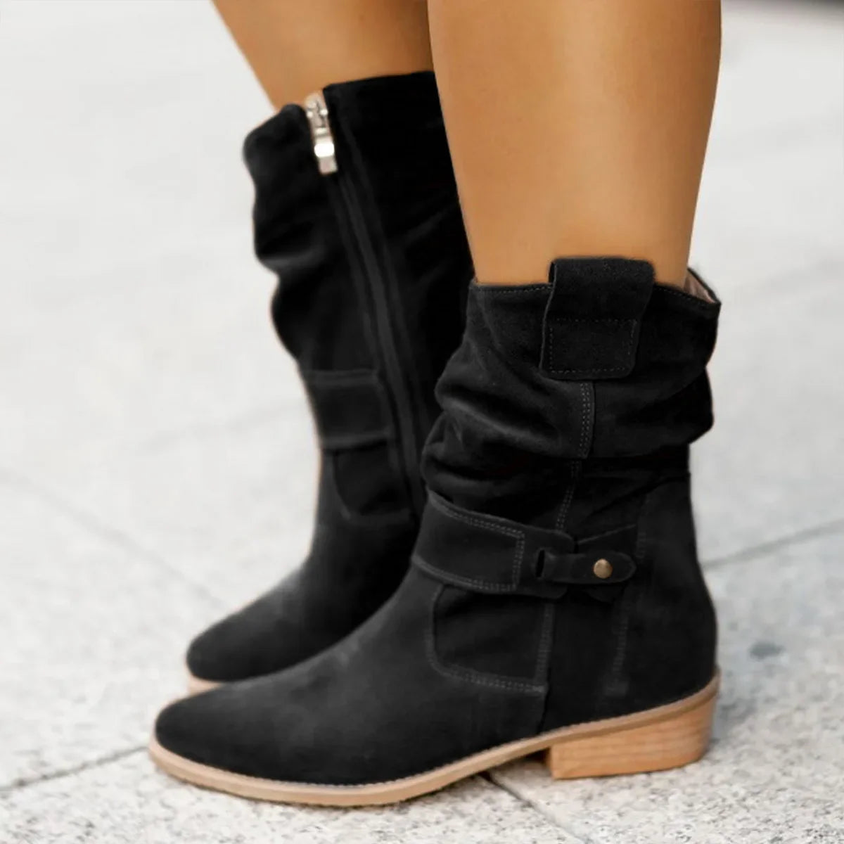 Chic und Stil | Suede Ankle Boots