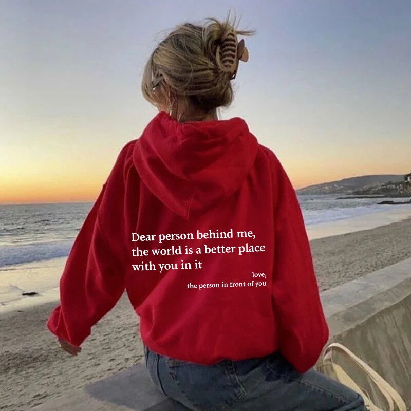 Angel - Personne d'amour derrière moi Hoodie Unisexe