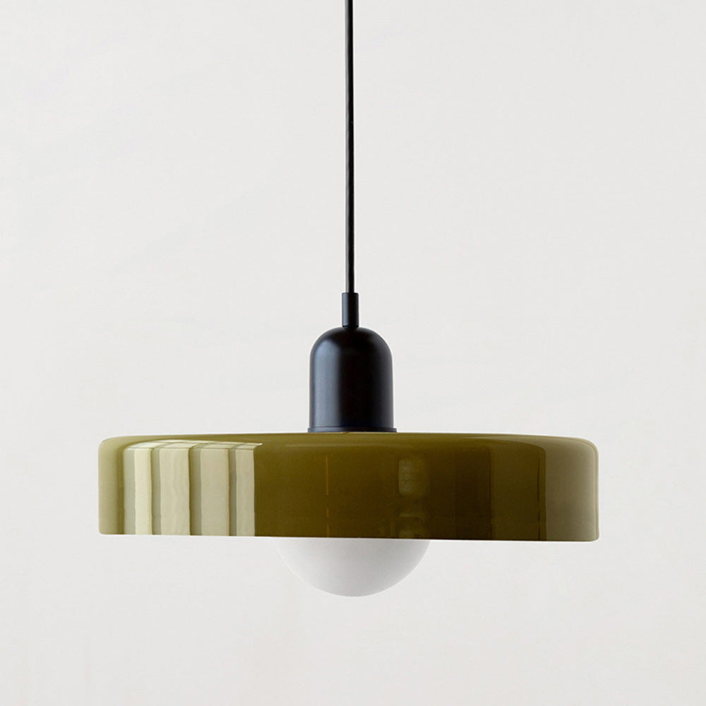 Chic and Style | Pendant lights made of colored glass | Elegant pendant light in Bauhaus style | Designer lamp for living room and dining room