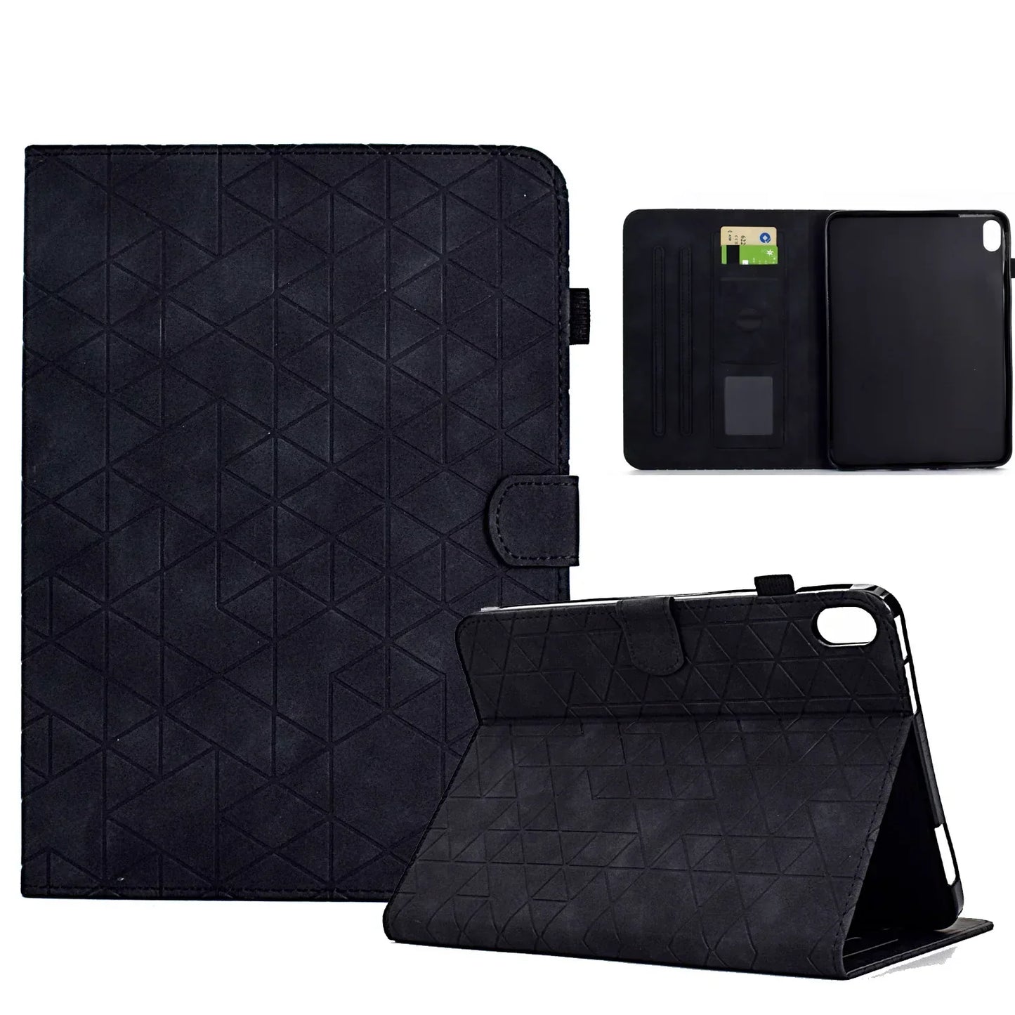 Chic and Style | Flip Leather Case for iPad 10th Generation 2022 10.9, iPad Air 5/4, Pro 11, Mini 6 - Card Slot, Shockproof, Drop Resistant Tablet Cover