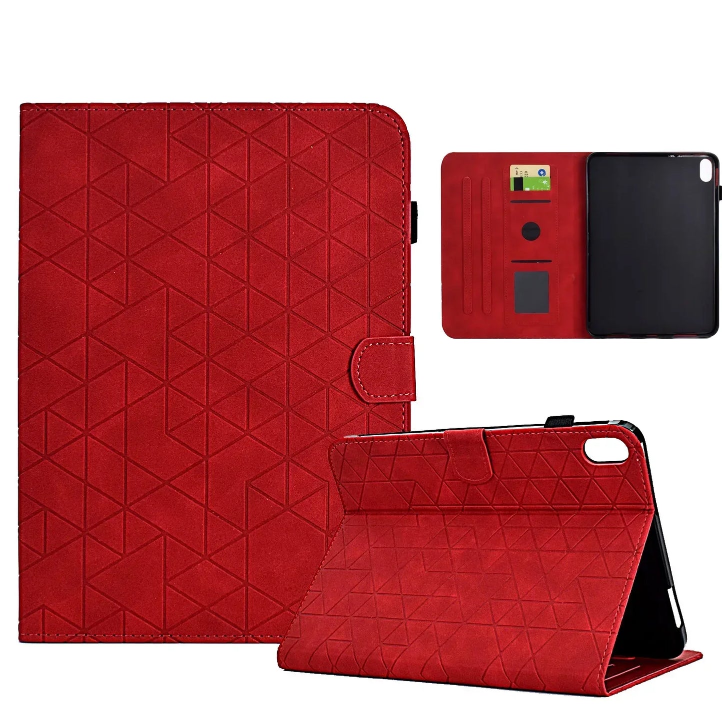 Chic and Style | Flip Leather Case for iPad 10th Generation 2022 10.9, iPad Air 5/4, Pro 11, Mini 6 - Card Slot, Shockproof, Drop Resistant Tablet Cover