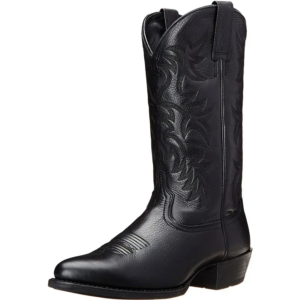 Chic und Stil | Leather Cowboy Boots - Macho - Style and Luxury