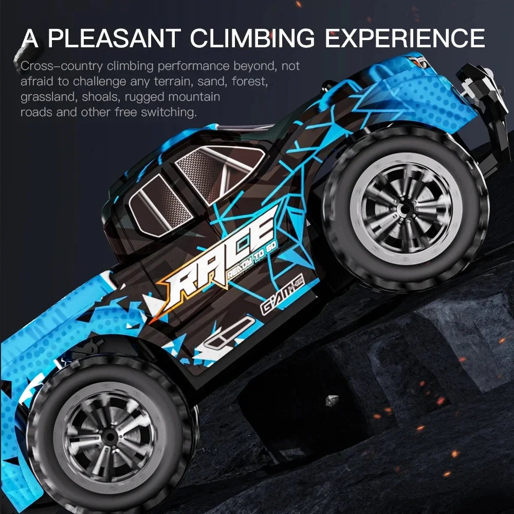 Chic and Style | 1:16 RC Car with LED Lights – High-Speed Off-Road Adventure