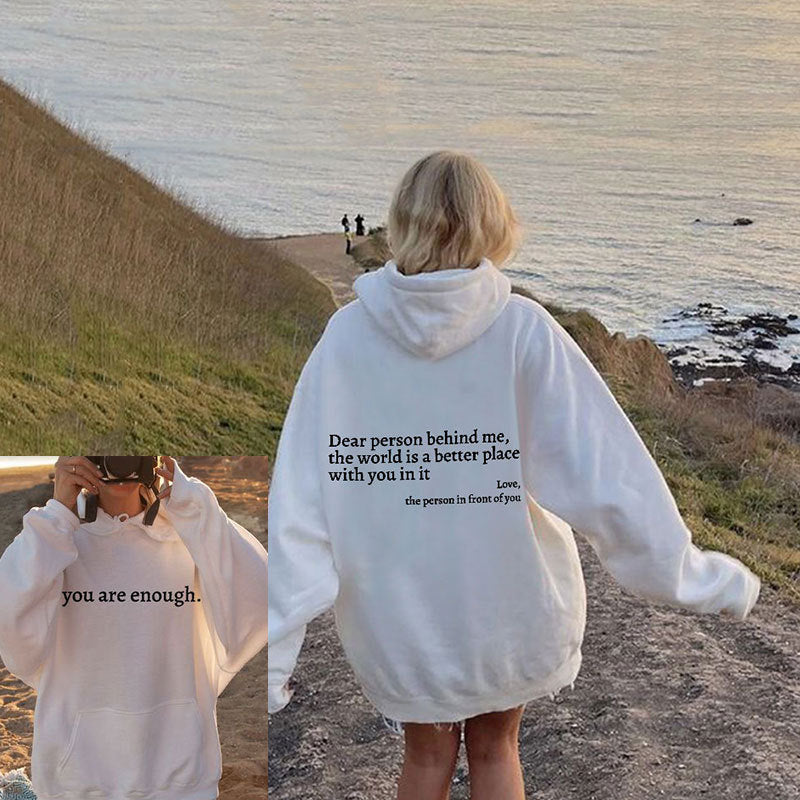 Angel - Personne d'amour derrière moi Hoodie Unisexe