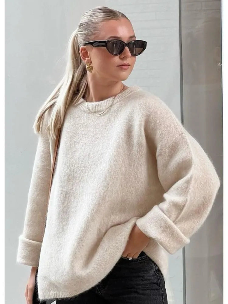 Chic und Stil | Oversized Knit Sweater