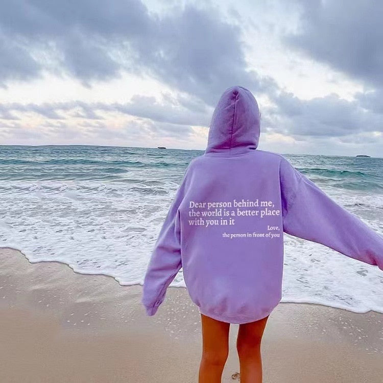 Angel - Personne d'amour derrière moi Hoodie Unisexe