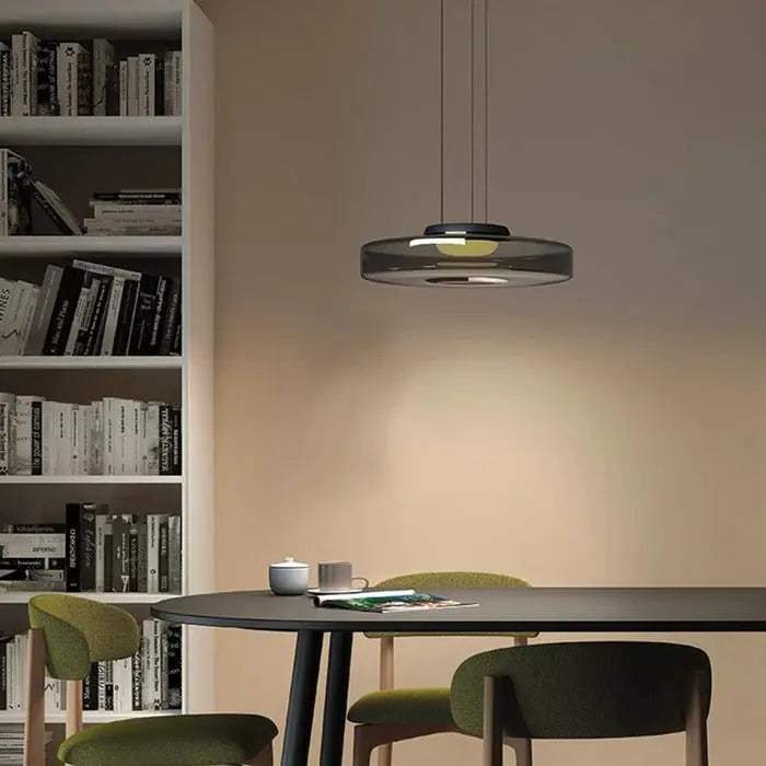 Suspension Bauhaus en Verre - Éclairage Élégant-Plafonniers-ChicUndStil