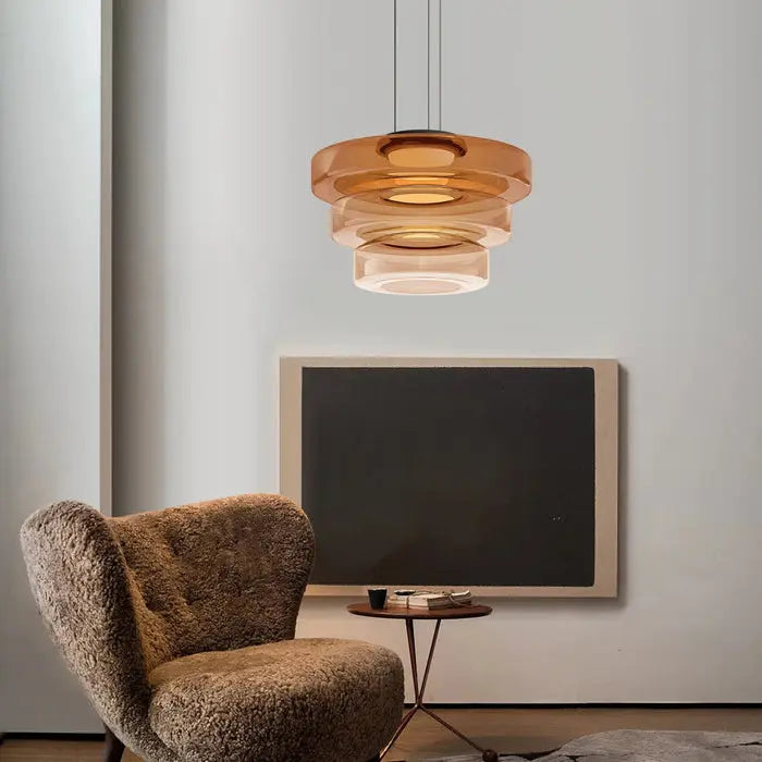 Suspension Bauhaus en Verre - Éclairage Élégant-Plafonniers-ChicUndStil