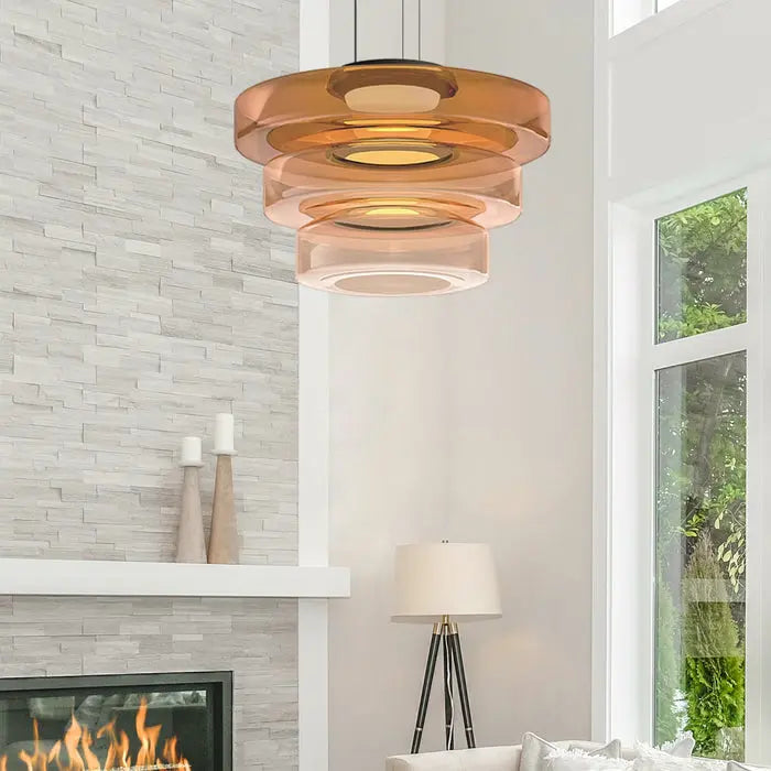 Suspension Bauhaus en Verre - Éclairage Élégant-Plafonniers-ChicUndStil