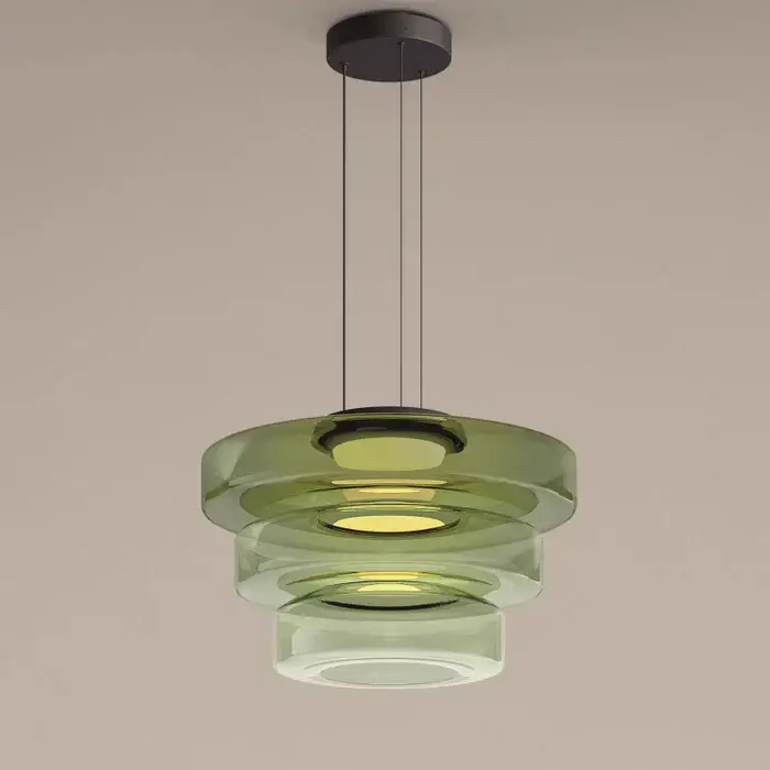 Suspension Bauhaus en Verre - Éclairage Élégant-Plafonniers-ChicUndStil