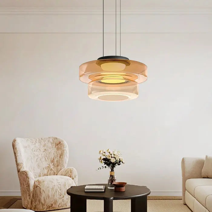Suspension Bauhaus en Verre - Éclairage Élégant-Plafonniers-ChicUndStil