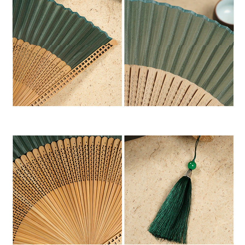 Chic and Style | Handmade bamboo silk fan