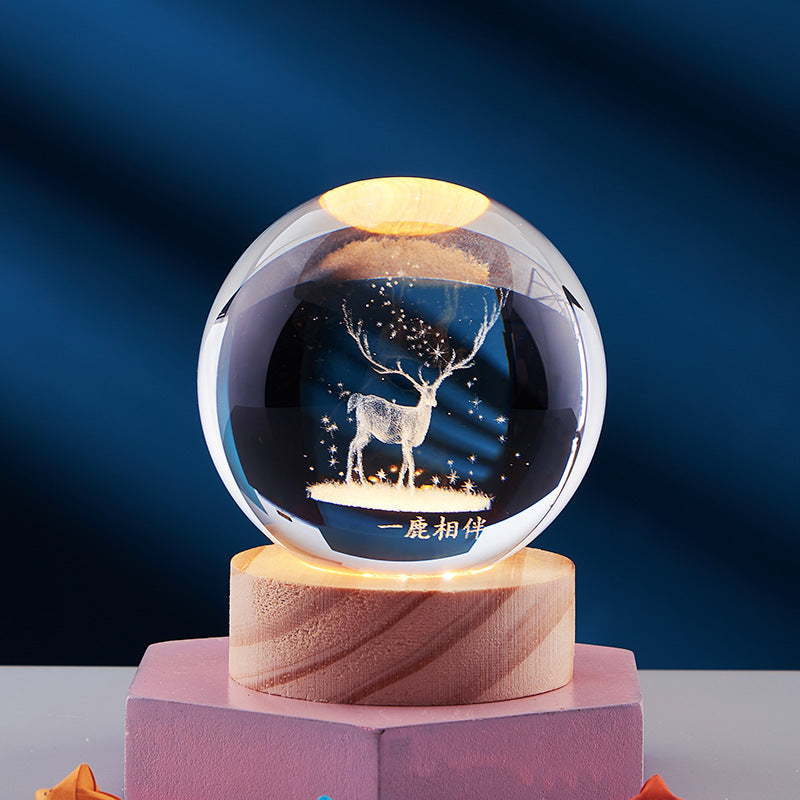Chic and Style | 3D Crystal Night Light
