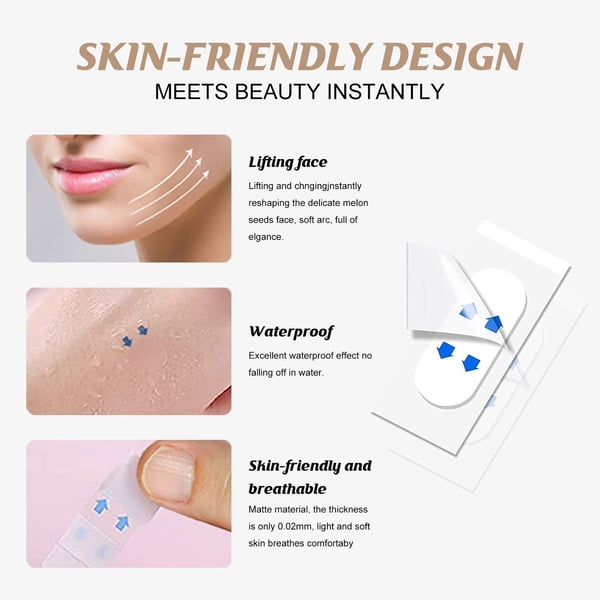 Chic und Stil | Face Lifting Tape For a delicate V-shaped face