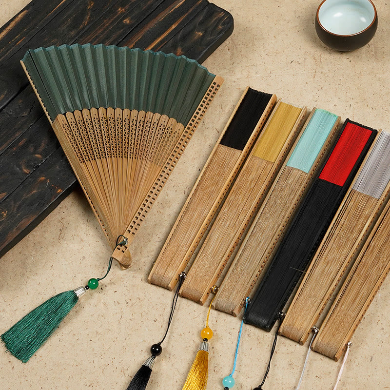 Chic and Style | Handmade bamboo silk fan
