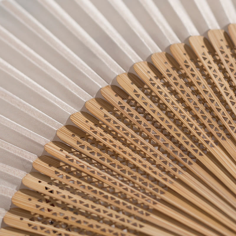 Chic and Style | Handmade bamboo silk fan