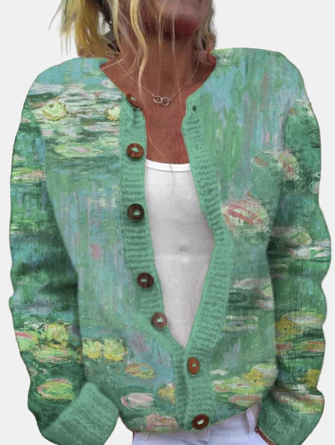 Chic und Stil | Green Cardigan