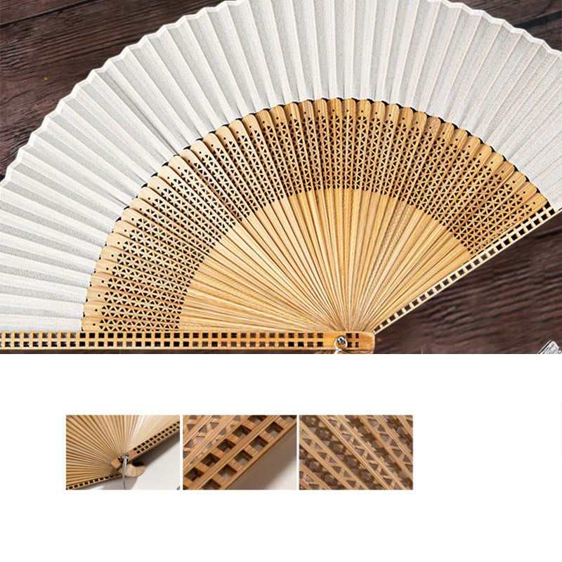 Chic and Style | Handmade bamboo silk fan